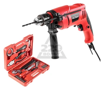 

Set MILITARY impact Drill HD600 + tool Set 601-040 2