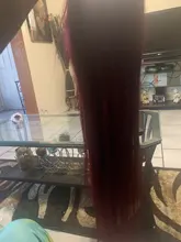 Remyblue-pelucas de cabello humano con encaje frontal 13x1, 99J, cabello humano malayo liso, Remy, prearrancado, 28 pulgadas