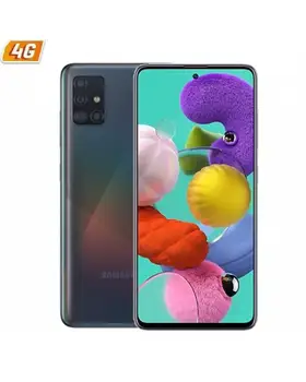 

SAMSUNG GALAXY A51 BLACK mobile phone-6.5 '/16.5CM - CAM (48 + 12 + 5 + 5)/32MP - OC - 128GB - 4GB RAM - ANDROID - 4G - DUAL SIM