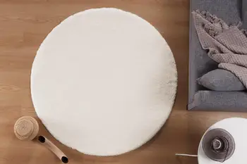 

Dolce Bonita Home Fur Post Carpet Oval 80x80 Beige