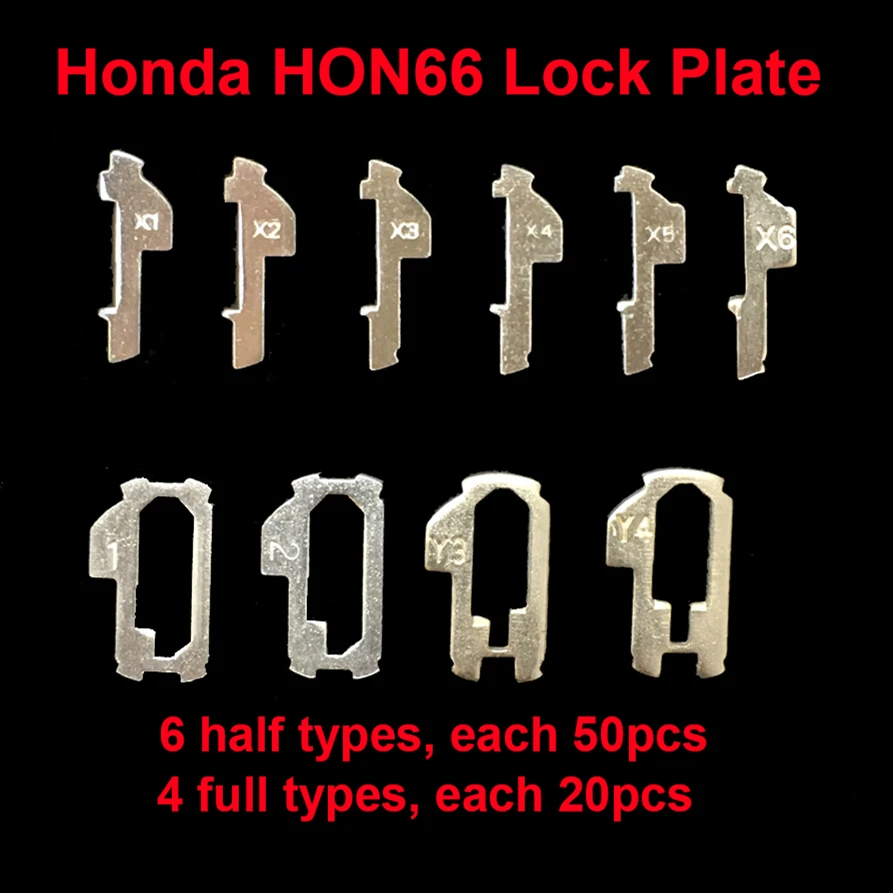 Car Lock Plate For HONDA HON66 Lock 380pcs/lot Reed Auto Lock Repair Accessories Kits ( NO1-6 Each 50pcs NO1-4 Each 20pcs )