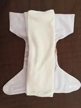 Oeko-pañales de tela predoblados, 2x4x2 capas, reutilizables, súper absorbentes, de bambú orgánico, 36x36cm, 1 ud.