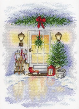 

Set for embroidery stitch MP Studio А-018 "Christmas door"