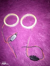 Headlight Lamp Halo-Rings Car Angel-Eyes 120mm Motorcycle 60mm Super-Bright 70mm 80mm