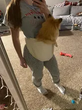 Hecho a mano para mascotas perro al aire libre de viaje bolso de la lona de un solo hombro bolso comodidad de viaje Bolso grande de hombro transpirable