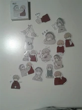 Mohamm-pegatinas Kawaii con dibujos de amor en caja, planificador de recortes, papelería, diario japonés, pegatinas