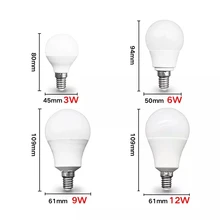 Led-Lamp Lamps-Light Led E14 E27 230V Ac 220v 240V 9W 12W 20W 6W 15W 18W 3W