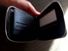 Cartera corta de lona con cremallera para hombre, monedero pequeño con bolsillo para monedas, monedero, tarjetero vaquero, novedad de 2020