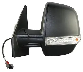 

REARVIEW FIAT DOBLO' 2010-OPEL COMBO 2012 ELEC. TERM. C/FAN. MOD. BLACK CARGO 6PIN Left Compatible