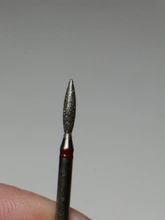 Taladro de diamante para uñas, fresa, cortador de uñas artístico, limpieza de cutículas para manicura, molinos eléctricos, herramienta amoladora de rebaba, 1 Uds.