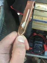 2Pcs Red+Black Car Alligator Clips Battery Clamps Crocodile Clip 100A Aligator Clips