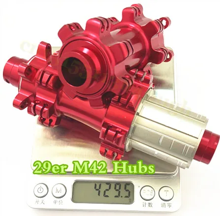 27,5 горный велосипед безhookless полный углерод 29er обод с Thru-Axle-Hub 240S DT-Hub горный велосипед XC AM Wheelset - Цвет: 29er M42 hubs