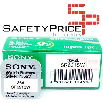 

5x Original SONY Boton battery 364 (sr621sw) 1,55V