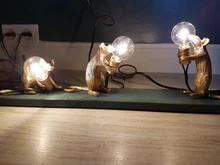 Table-Lamp Desk-Lights Mouse Postmodern Animal Seletti Home-Decor Resin Small Mini Cute