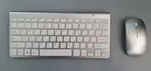 Ratón y teclado inalámbrico de caracteres hebreos de Israel, combo de Mini teclado y ratón portátil de 2,4G para Windows, Mac y Android