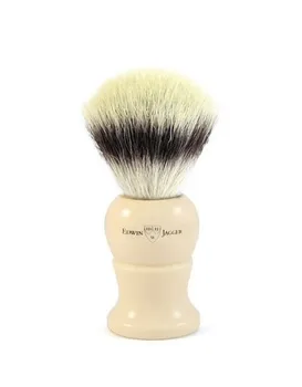 

Edwin Jagger Shaving Brush L Synthetic Silver Tip Fibre Ivory