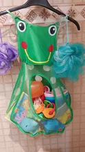 Juguetes de baño para Baby Shower, red de almacenamiento con fuertes ventosas, bolsa de juguete, organizador de baño