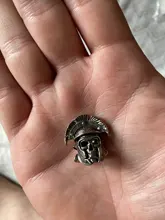 DIY Knife Pendant Beads Skull-Paracord-Beads Crow EDC Brass Vintage-Color Outdoor-Tools