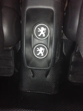 2 uds coche posavasos Anti-Slip Pad epoxi Copa Mat estilo de coche para Peugeot 107, 108, 206, 207, 308, 307, 407, 508, 2008, 3008 RCZ