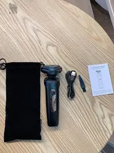 UICINOY-Afeitadora eléctrica recargable para hombre, afeitadora en seco y húmedo IPX7, afeitadora resistente al agua