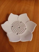 Soap-Box Sponge-Holder Bathroom-Soap Kitchen Silicone Petal-Shape with Anti-Slip Flower