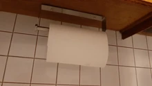 Stainless Steel Paper Towel Holder Punch-Free Towel Rack Wall Mounted Roll Paper Stand