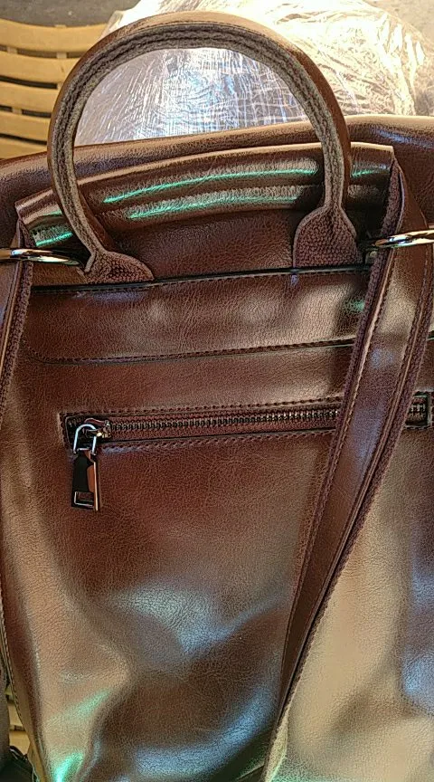 Retro Mini Leather Backpack photo review