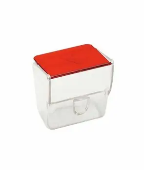 

Exotic Jilgueros canary bird feeder red lid