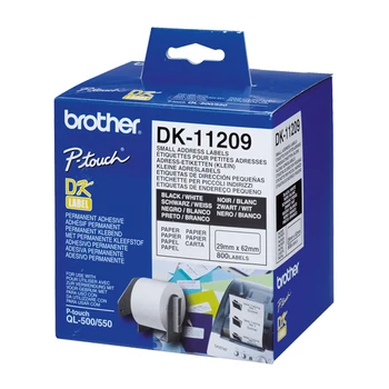 

Printer Labels Brother DK11209 62 x 29 mm White