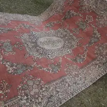 Большой винтажный цветочный ковер Mid Century 'X 11'4 ''/245X345 см