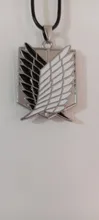 De Metal Anime ataque en las alas de la libertad titanium collar Shingeki no Kyojin collar cosplay collar de la encuesta