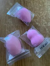 Puff cosmético en polvo para mujer, base de maquillaje esponja, belleza para maquillaje, herramientas y accesorios, forma de gota de agua, 1 ud.