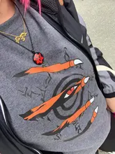 Sudadera con capucha y cuello redondo para hombre, prenda deportiva masculina de chándal con estampado de Anime Harajuku, ropa de calle de gran tamaño con cuello redondo