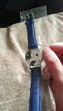 Disney-Reloj de pulsera de cuarzo de Mickey Mouse para niños y niñas, a la moda cronógrafo de estilo coreano, sencillo, resistente al agua, con hebilla