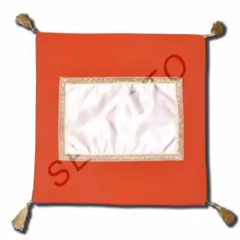 

YAS-70 Sublimation Velvet Square Pillow-Orange