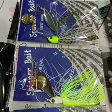 JSM 10 unids/lote Señuelos de Pesca tipo cuchara spinner cebo para Lucio pesca wobbler metal cebos spinnerbait isca artificial señuelo duro