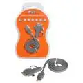 Зарядный универсальный датакабель 4 в 1 miniUSB/microUSB/для IPhone 4/5/ ACH-4-13
