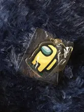 Llavero acrílico colorido para llaves de coche, accesorios de decoración, regalo de Navidad, Juegos populares entre los EE. UU., 1 Uds.