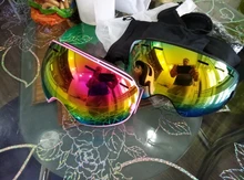 Ski-Goggles Glasses Anti-Fog Sport X-TIGER Uv400-Protection Magnetic Double-Layers Outdoor