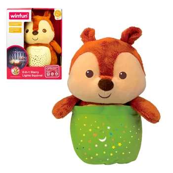 

Squirrel plush and projector 2 in 1 WinFun
