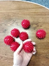 Bola de masaje de cuerpo completo para hacer ejercicio, Bola de estrés duro de 6cm para Fitness, ejercicio deportivo, erizo, agarre entrenamiento sensorial