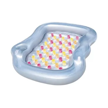 

Bestway island double bath mat air floating pool chaise lounge mattress #3532