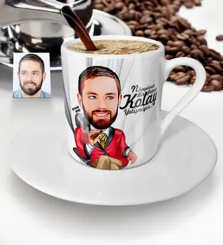 

Personalized Mr Boss Cartoon Turkish coffee Cup-2