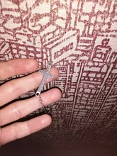 Charm-pulsera de dijes de amistad para mujer, brazalete minimalista de cruz, Color dorado y plateado, pulseras de cadena de eslabones, joyería al por mayor