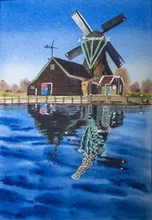 Umitive-Juego de 5 unidades de pinceles de caligrafía China tradicional de bambú, arte de escritura, suministros de pintura