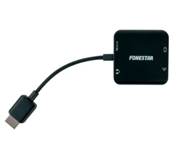 

FONESTAR FO-442HA AUDIO EXTRACTOR FOR HDMI SPDIF OPTICAL OUTPUT TOSLINK AND JACK 3.5mm