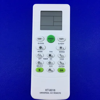 

Remote control KT-6018E white (for air conditioners universal 6000v1) QUNDA