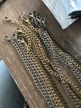 DIY Purse Chain Bag-Accessories Handbag Chains-Shoulder-Bag-Strap Bronze Silver Metal