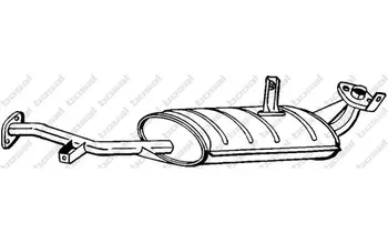 

BOSAL Middle Silencer for SUZUKI VITARA