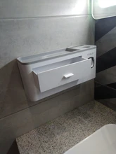 Toothbrush-Holder Toiletries Storage-Rack Bathroom-Accessories-Set ONEUP Automatic Wall-Mount